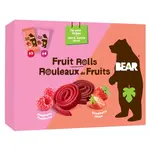 BEAR Fruit Rolls jahoda a malina ovocné rolované plátky 9 x 20 g