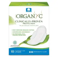ORGANYC Denné vložky s krídelkami Moderate 10 kusov