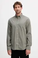 Bavlněná košile Gant pánská, růžová barva, regular, s límečkem button-down