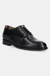 Kožené polobotky Tommy Hilfiger TH THUNIT LTH SHOE