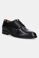Kožené polobotky Tommy Hilfiger TH THUNIT LTH SHOE