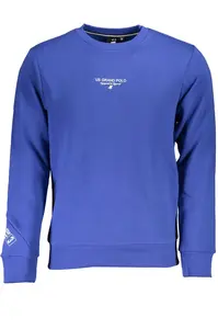 Modrá pánská mikina bez zipu