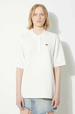 Polo tričko Lacoste bílá barva, PF1660