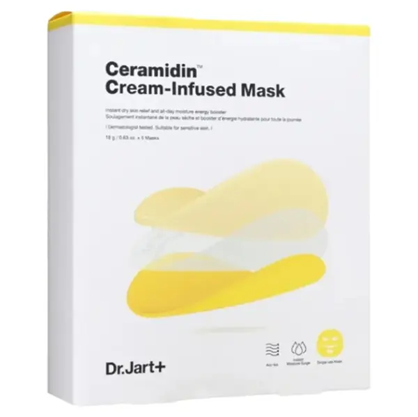 DR. JART+ Hloubkově hydratační pleťová maska Ceramidin 5 x 18 g