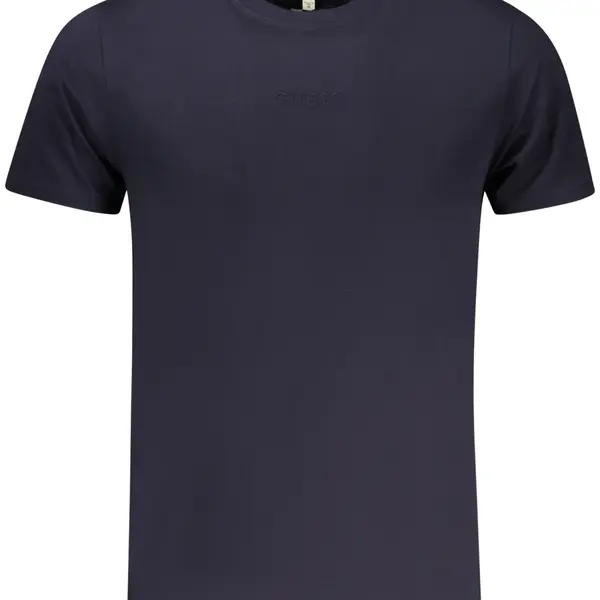 GUESS JEANS SHORT SLEEVE T-SHIRT MEN BLUE