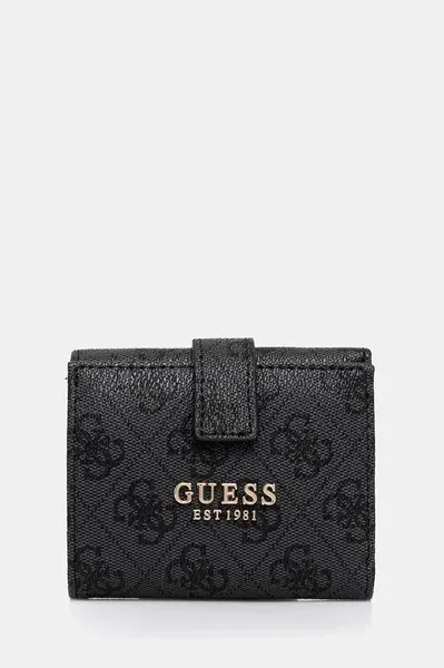 Peněženka Guess LAUREL dámská, šedá barva, SWSG74 59138