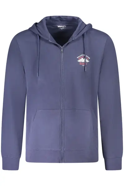 Pánská mikina Wrangler na zip modrá