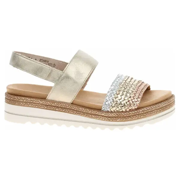 Dámské sandály Remonte D0Q56-90 metallic 41