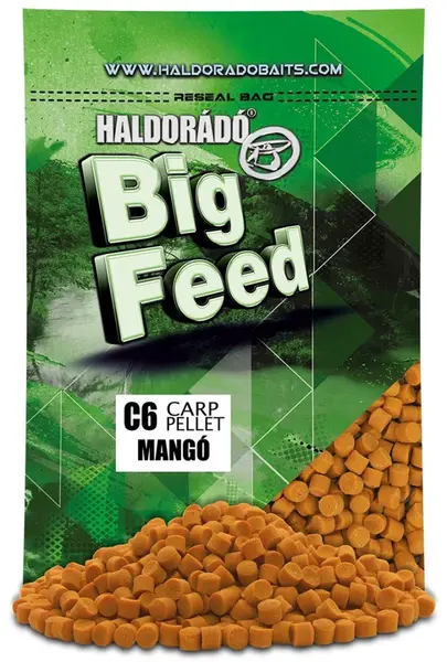 Haldorádó pelety big feed c6 pellet 700 g 6 mm - mango