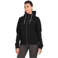 KILPI RAJANA Dámská bavlněná mikina, černá, velikost