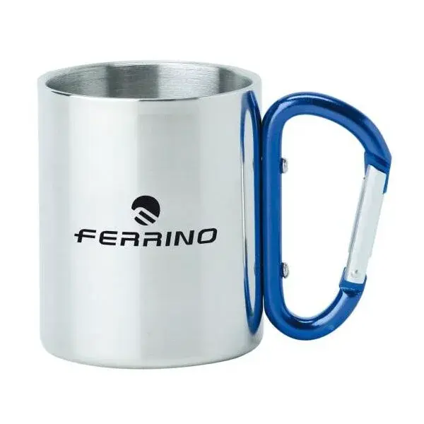 Ferrino CUP - SNAP HOOK Hrnek, stříbrná, velikost 180 ML