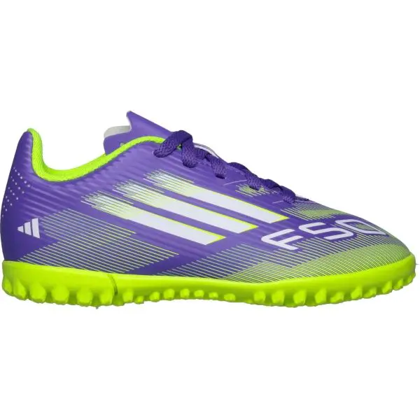 adidas F50 CLUB TF JR Dětské turfy, fialová, velikost 36