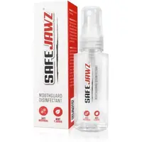 SAFEJAWZ MOUTHGUARD DISINFECTANT SPRAY Dezinfekční sprej na chrániče zubů, transparentní, velikost