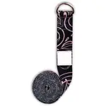 YOGGYS STRETCHING STRAP HAMSA Protahovací pásek, černá, velikost