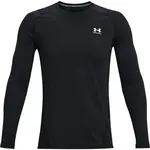 Under Armour FITTED CREW Pánské triko, černá, velikost XXL