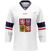 Střída FAN ČR EHT Hokejový dres, bílá, velikost