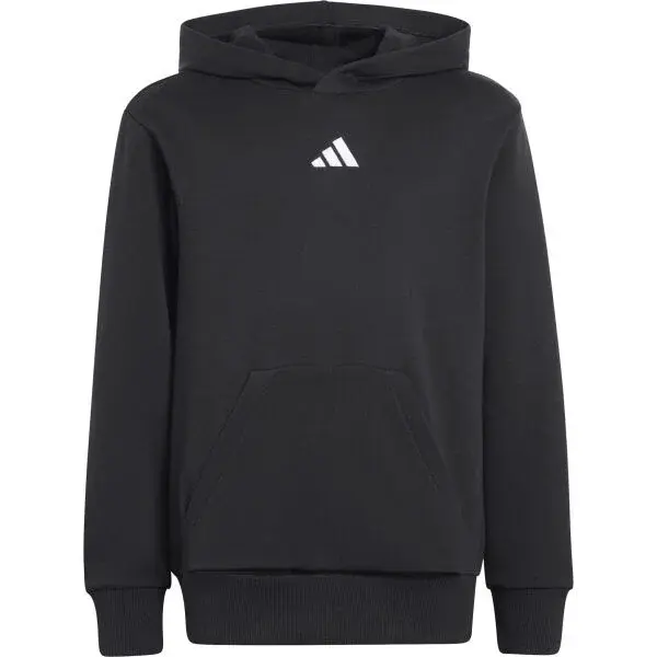 adidas BIG LOGO ESSENTIALS COTTON Dětská mikina, černá, velikost