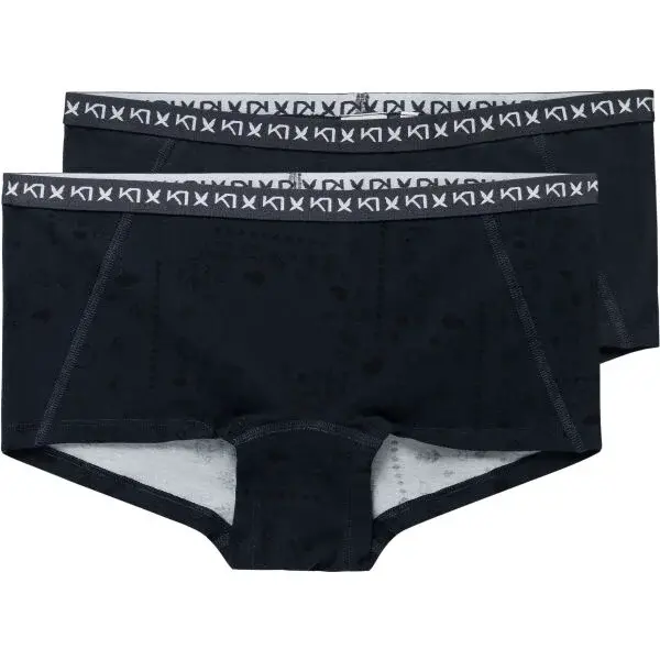 KARI TRAA TINA Dámské bezešvé kalhotky, černá, velikost