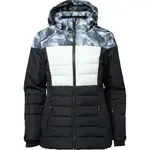 Willard LUBCA Dámská prošívaná lyžařská bunda, černá, velikost XXL