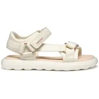 Geox J SANDAL PUFFYPOP C Dívčí sandály, béžová, velikost