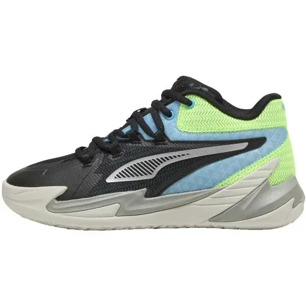 Puma DAGGER JR Dětské basketbalové boty, černá, velikost 37