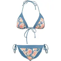 AQUOS TABA Dámské dvoudílné plavky, modrá, velikost