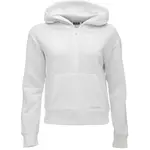Calvin Klein PW - 1/2 ZIP HOODIE Dámská mikina, bílá, velikost