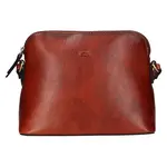 Kožená dámska crosbody kabelka Katana Porse - hnedá