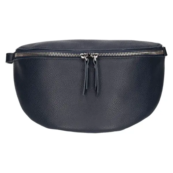 Dámská kožená ledvinka Katana Elara - tmavě modrá