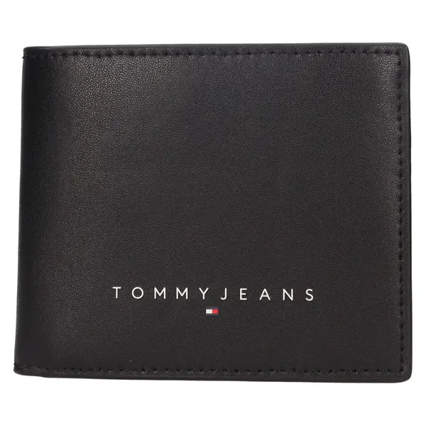 Pánska kožená peňaženka Tommy Hilfiger Jeans Frok - čierna