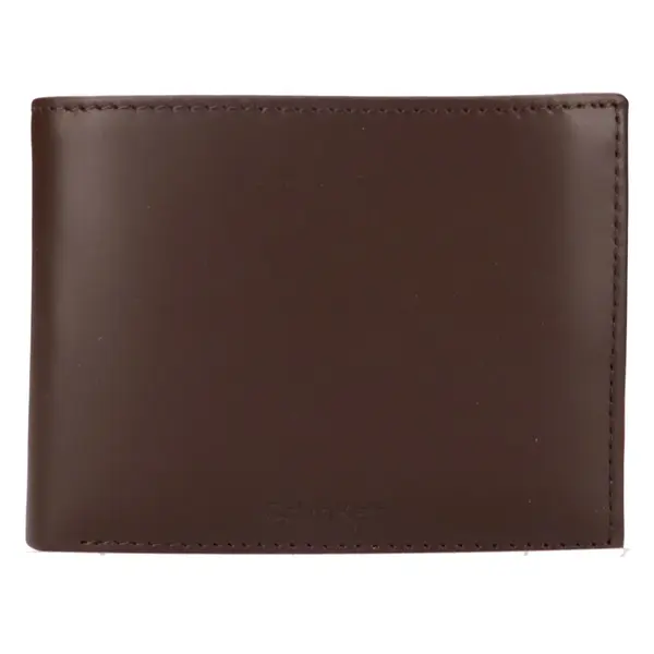 Pánska kožená peňaženka Calvin Klein Smith - hnedá