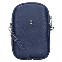Dámska kožená kabelka na mobil a doklady Italia Monea - tmavo modrá