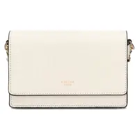 Kožená dámska crosbody kabelka Katana Tinja - krémová