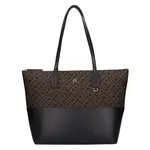 Dámska kabelka Tommy Hilfiger Mikko - čierno-hnedá