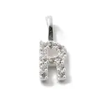 925 Sterling Silver with Cubic Zirconia Charms