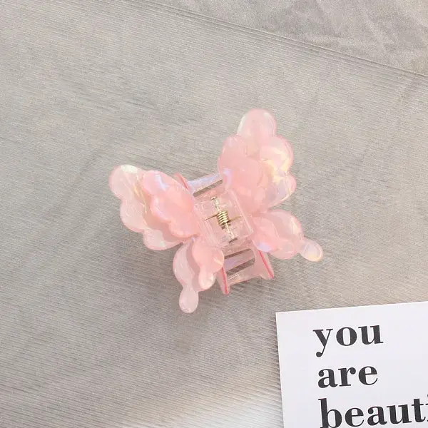 Butterfly Acrylic Claw Hair Clips