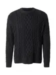Abercrombie & Fitch Sveter  čierna