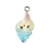 Ocean Theme Transparent Resin Pendants