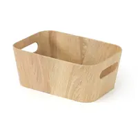 Toro Úložný koš 26 x 18 x 11 cm papír + lepenka 1 ks barva dřeva