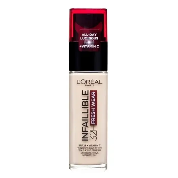L´ORÉAL Paris 32hodinový make-up Infaillible SPF 25 Odstín 100 Linen 30 ml