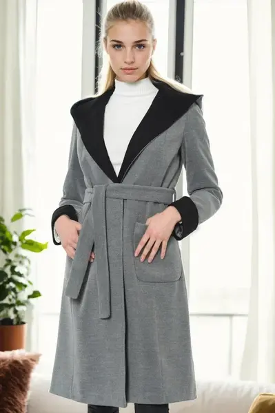 Dámský kabát Dewberry šedý