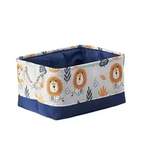 Livefy kôš na hračky / organizér Lion 30x40cm, modrý