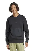 Adidas černá mikina bez kapuce