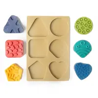 Hencz Toys Puzzle, senzorické tvary 6ks