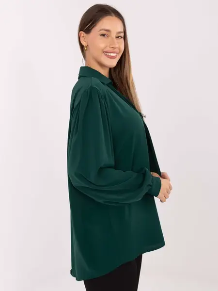 Blouse-IT-BZ-28913.17-dark green