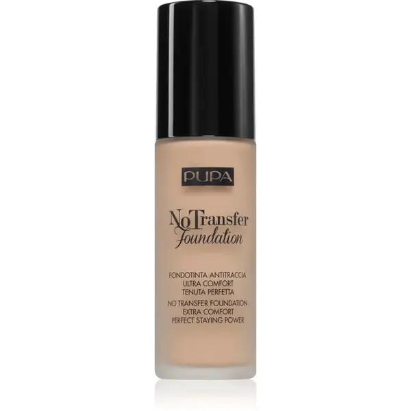 PUPA Milano No Transfer Foundation hydratační make-up SPF 15 odstín Sand 30 ml