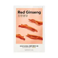 MISSHA Airy fit sheet mask red ginseng plátýnková maska 19 g
