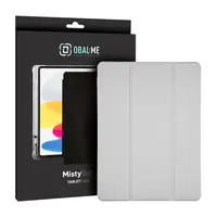 Pouzdro na tablet OBAL:ME MistyTab pro Samsung Galaxy Tab S10 Lite/S9/S9 FE/S10 FE, světle šedá
