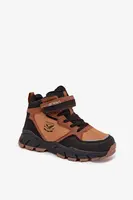 Detské zimné trekové topánky na suchý zips