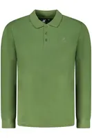 Zelené pánske polokošele s dlhým rukávom